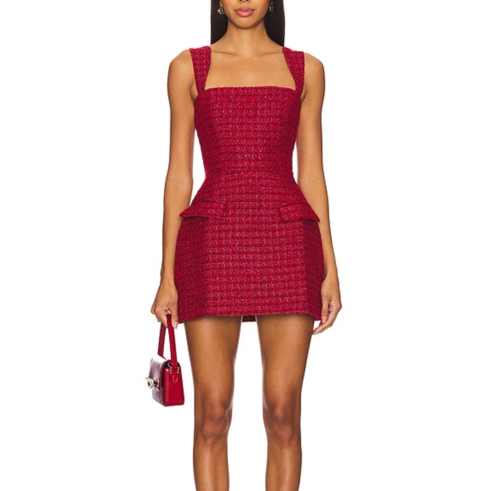 Amanda Uprichard Bethany Skort Romper in Durham Tweed